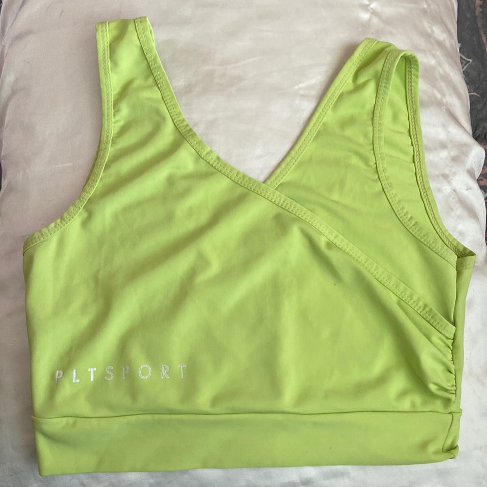 Crop top Y2K green